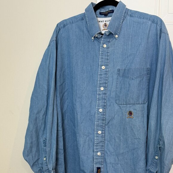 Tommy Hilfiger Other - Tommy Hilfiger XL Denim Crest Shirt Vintage Y2K Style Bundle to save 20%